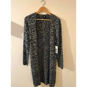 W BY WORTH Marled Extended Cardigan